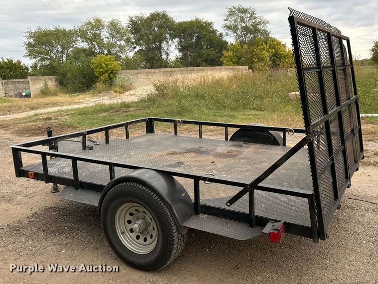 image for item MS9802 Shop built utility trailer