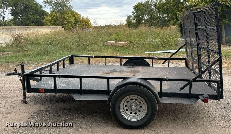 image for item MS9802 Shop built utility trailer