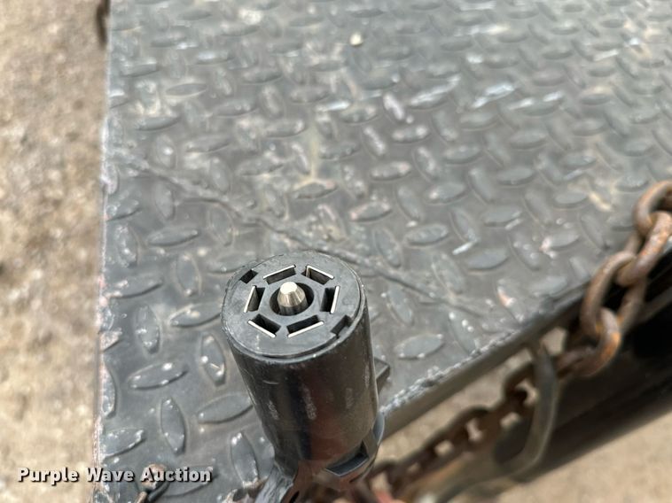 image for item MS9802 Shop built utility trailer