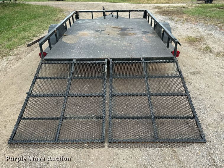 image for item MS9802 Shop built utility trailer