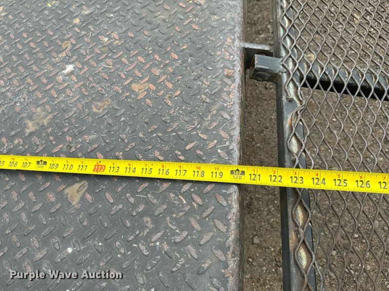 image for item MS9802 Shop built utility trailer