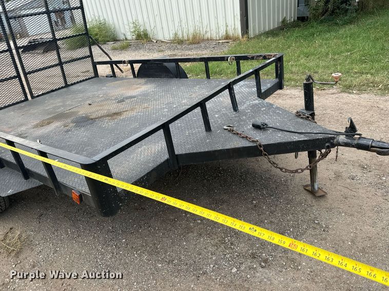 image for item MS9802 Shop built utility trailer