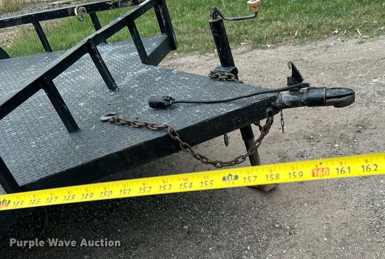 image for item MS9802 Shop built utility trailer