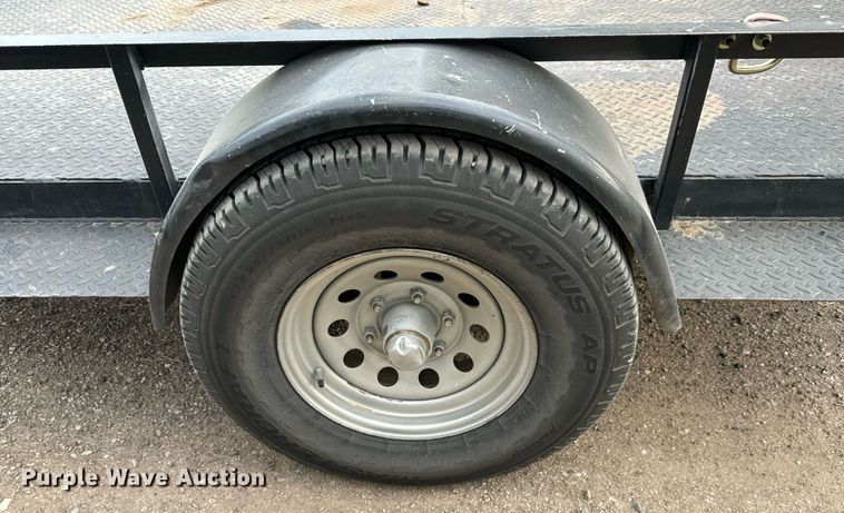 image for item MS9802 Shop built utility trailer