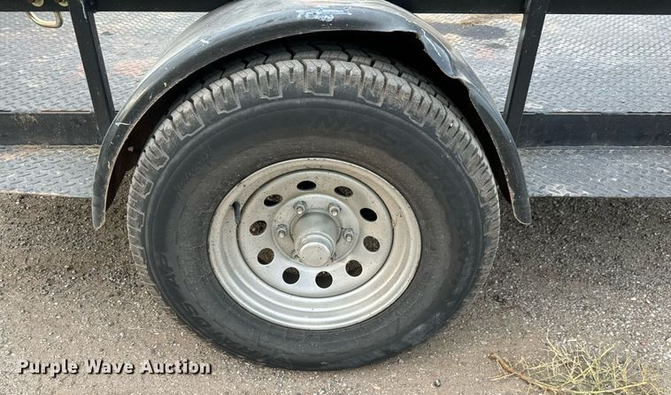 image for item MS9802 Shop built utility trailer