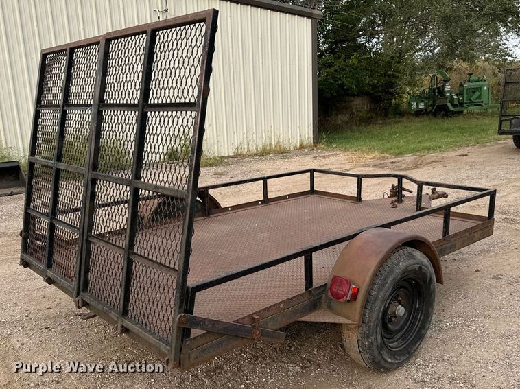 image for item MS9803 Shop built  utility trailer