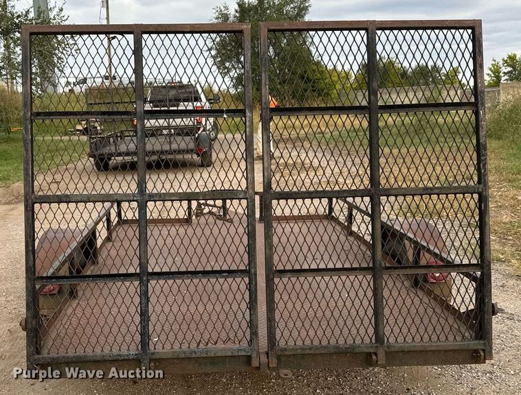 image for item MS9803 Shop built  utility trailer