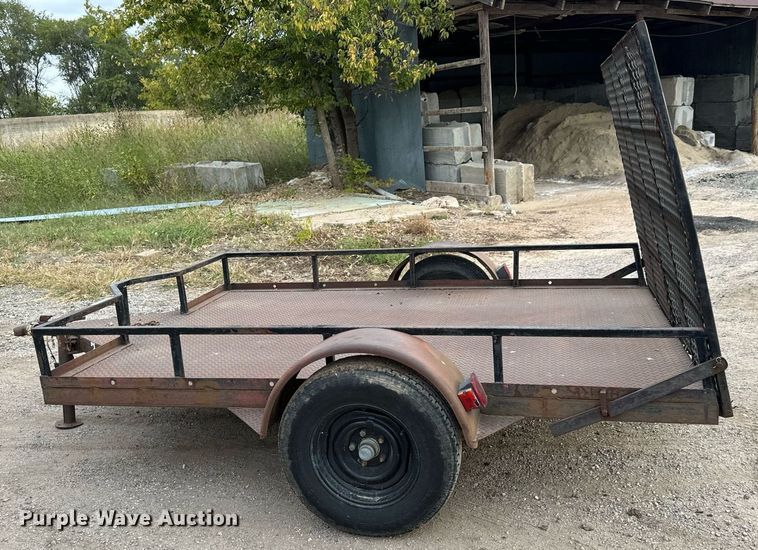 image for item MS9803 Shop built  utility trailer