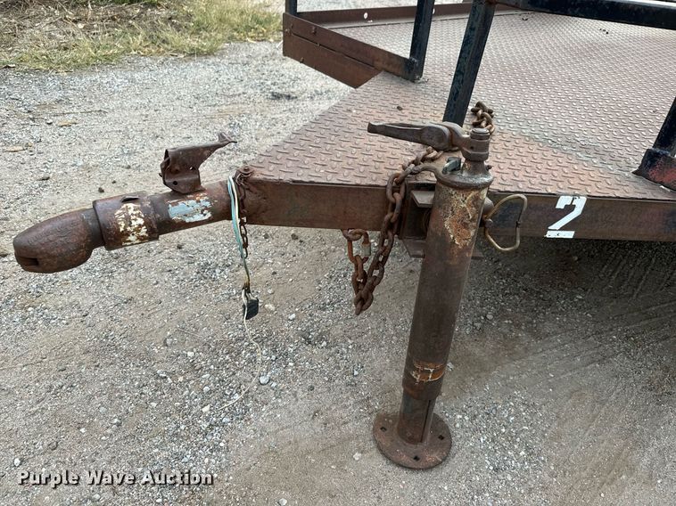 image for item MS9803 Shop built  utility trailer