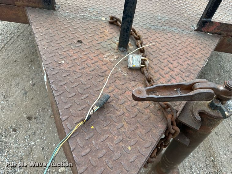 image for item MS9803 Shop built  utility trailer