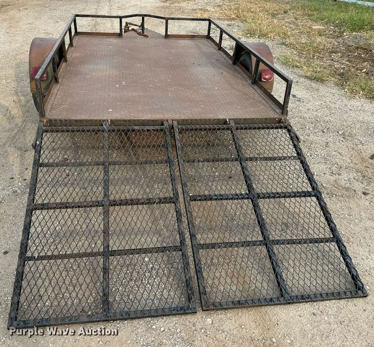 image for item MS9803 Shop built  utility trailer