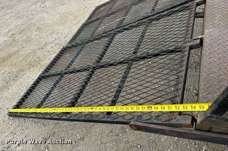 image for item MS9803 Shop built  utility trailer