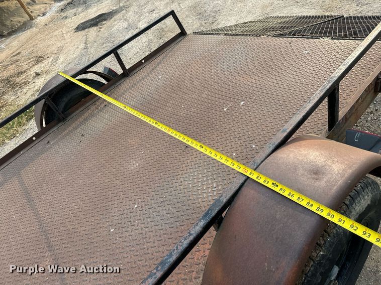 image for item MS9803 Shop built  utility trailer