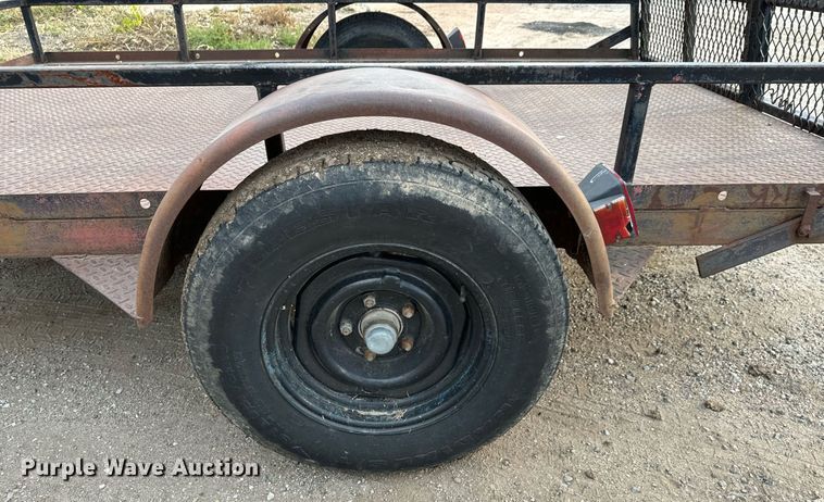 image for item MS9803 Shop built  utility trailer