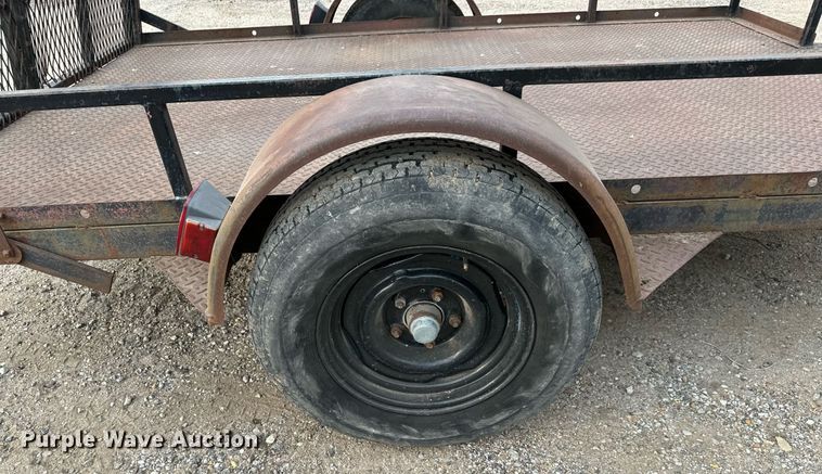 image for item MS9803 Shop built  utility trailer