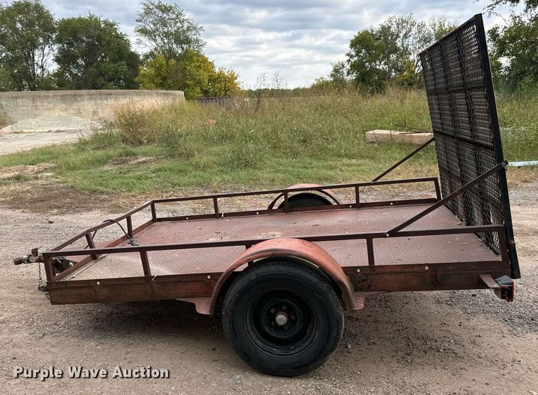 image for item MS9804 Shop built  utility trailer