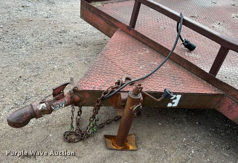 image for item MS9804 Shop built  utility trailer