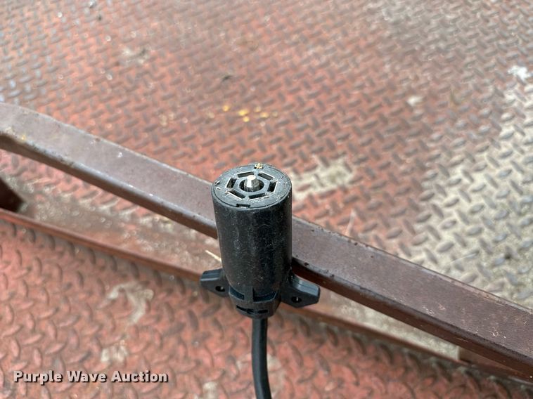 image for item MS9804 Shop built  utility trailer