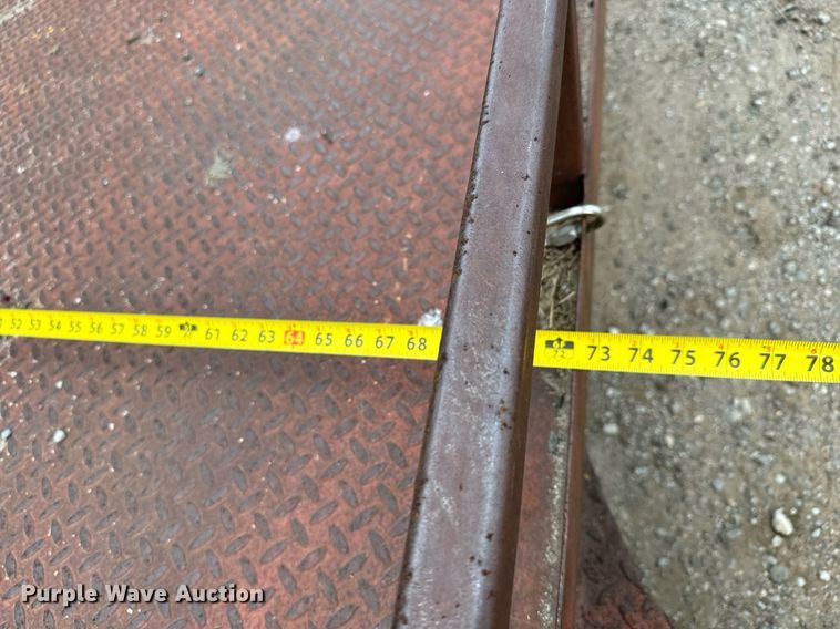 image for item MS9804 Shop built  utility trailer