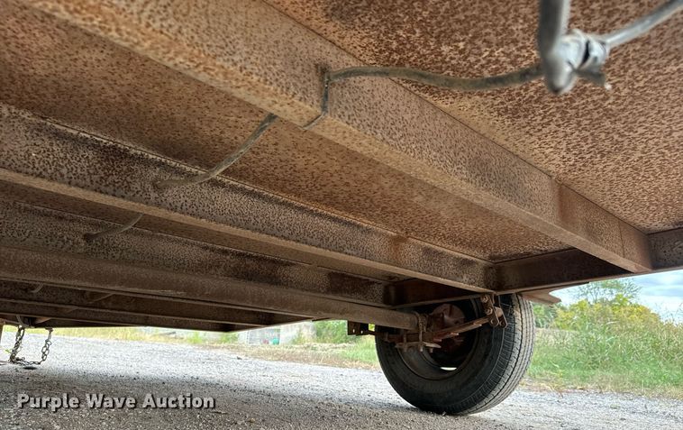 image for item MS9804 Shop built  utility trailer