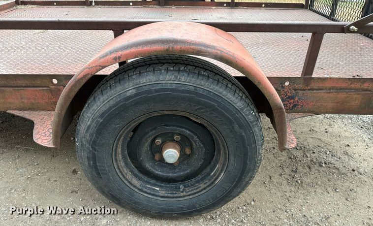 image for item MS9804 Shop built  utility trailer