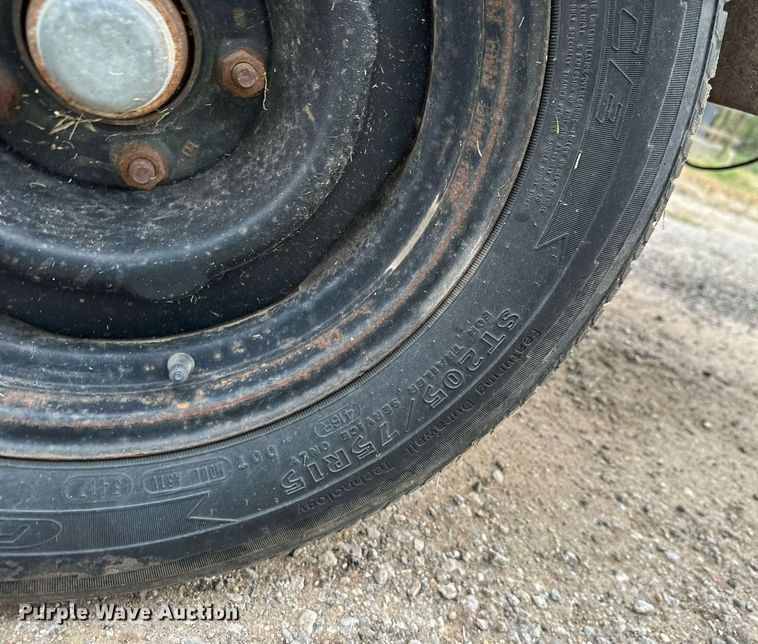 image for item MS9804 Shop built  utility trailer