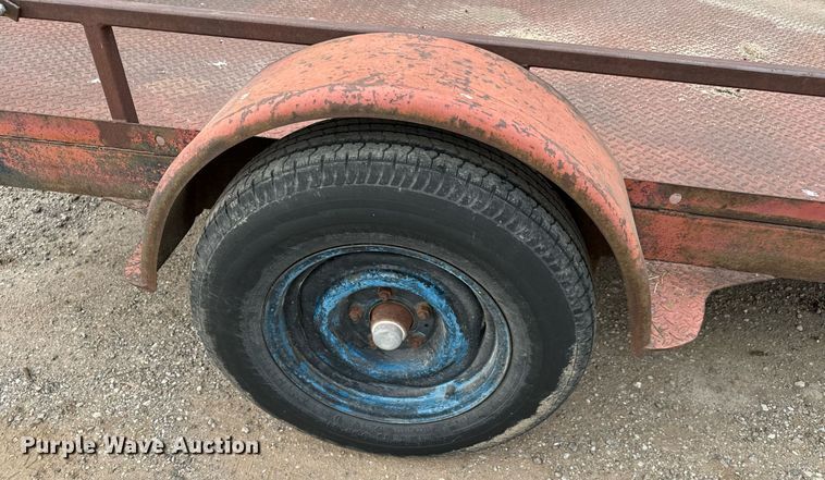 image for item MS9804 Shop built  utility trailer