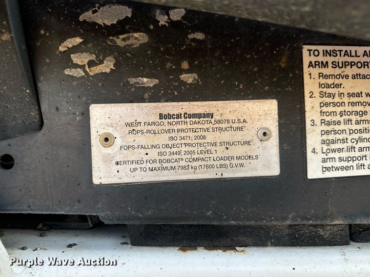 image for item MS9810 2012 Bobcat  S750 skid steer loader