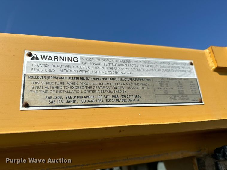 image for item MS9813 2003 Caterpillar 140H VHP Plus motor grader