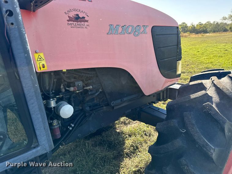 image for item MS9828 2008 Kubota  M108X MFWD tractor