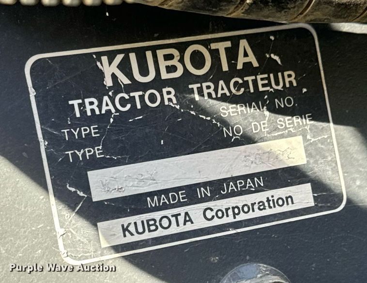 image for item MS9828 2008 Kubota  M108X MFWD tractor