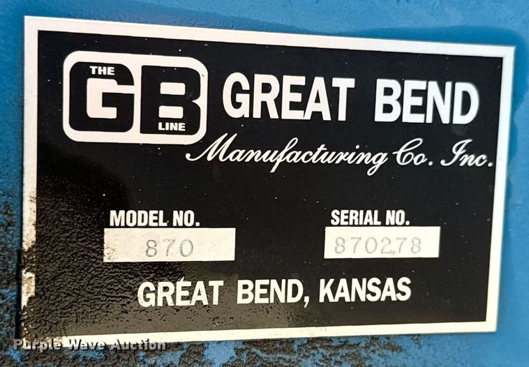 image for item MV9232 Great Bend  870 loader