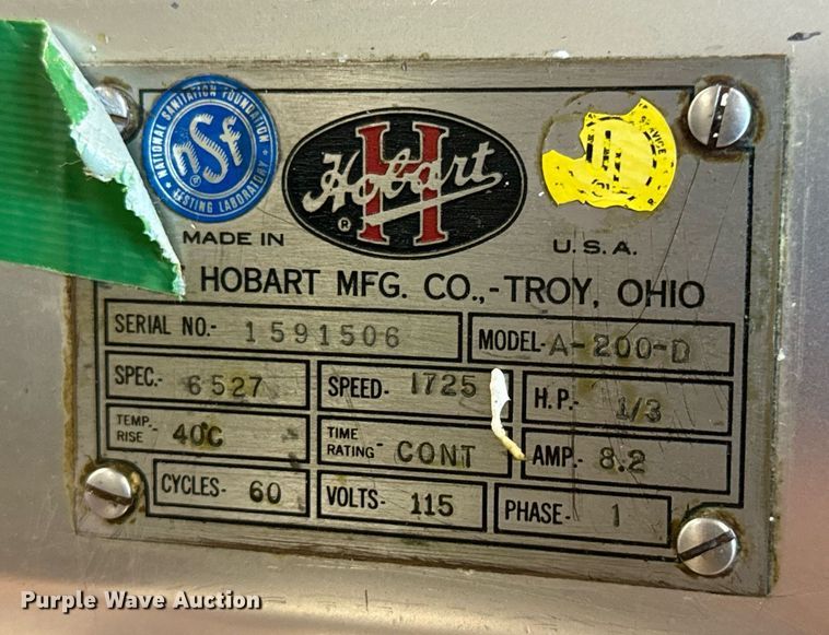 image for item MV9274 Restaurant equipment 