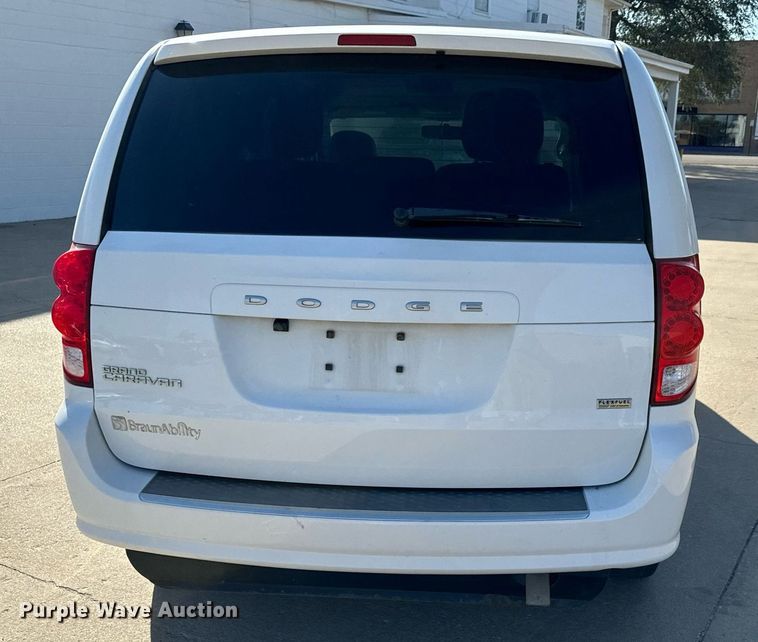 image for item MV9280 2015 Dodge Grand Caravan handicap accessible van
