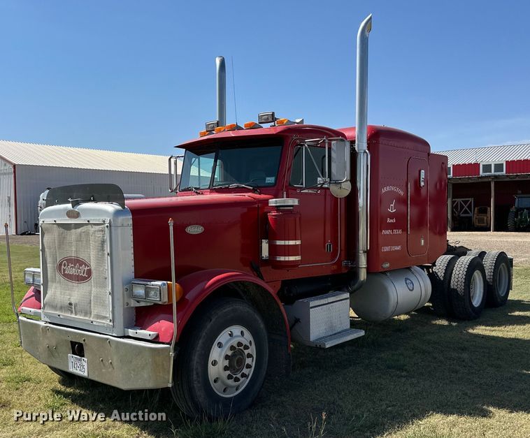 image for item DD3353 1995 Peterbilt 379 semi truck