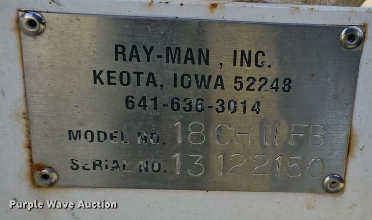 image for item DO5513 Ray-Man 18CH11FB dry fertilizer tender truck bed