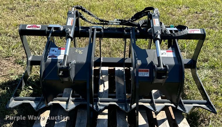 image for item DX1406 Stout Buckets Bush Grapple 66-9 skid steer grapple bucket
