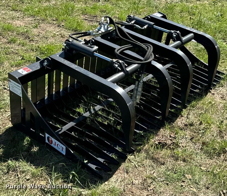 image for item DX1419 JCT Attachments skid steer grapple bucket