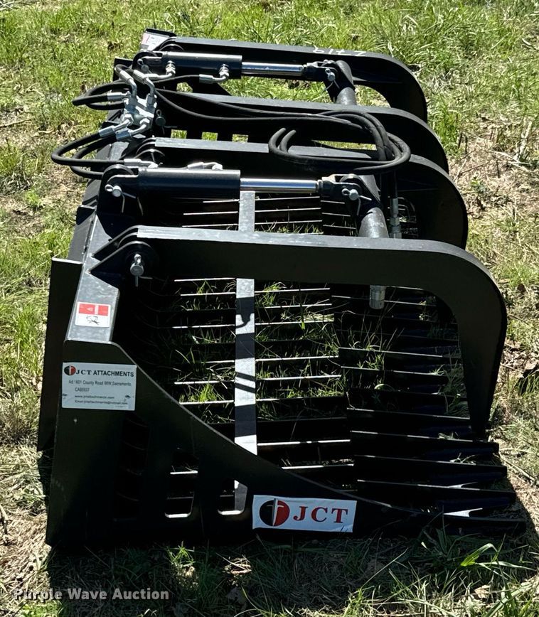 image for item DX1419 JCT Attachments skid steer grapple bucket