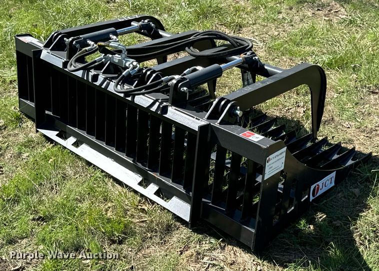 image for item DX1419 JCT Attachments skid steer grapple bucket