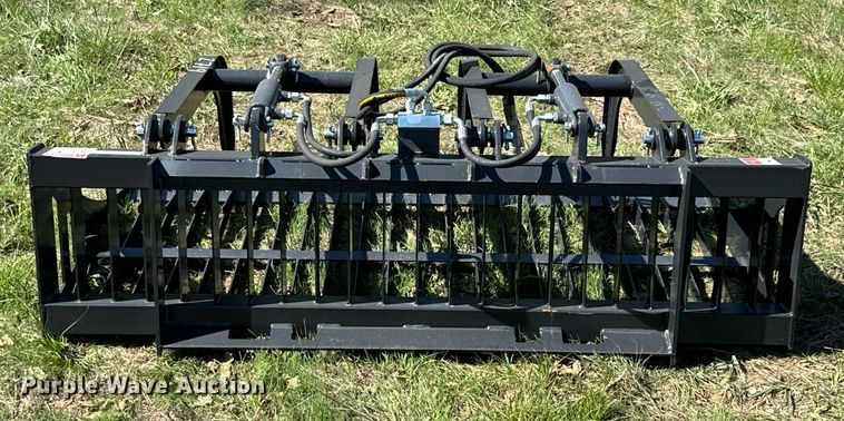 image for item DX1419 JCT Attachments skid steer grapple bucket