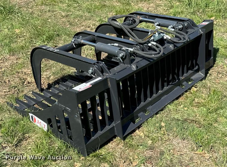 image for item DX1419 JCT Attachments skid steer grapple bucket
