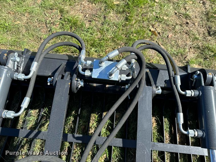 image for item DX1419 JCT Attachments skid steer grapple bucket