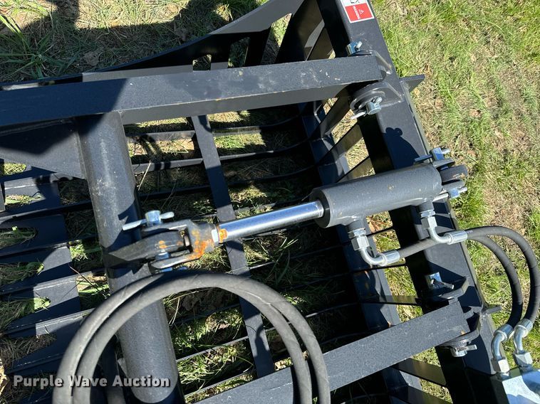 image for item DX1419 JCT Attachments skid steer grapple bucket