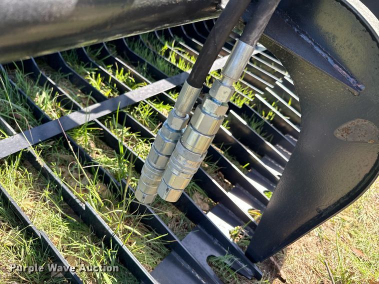 image for item DX1419 JCT Attachments skid steer grapple bucket