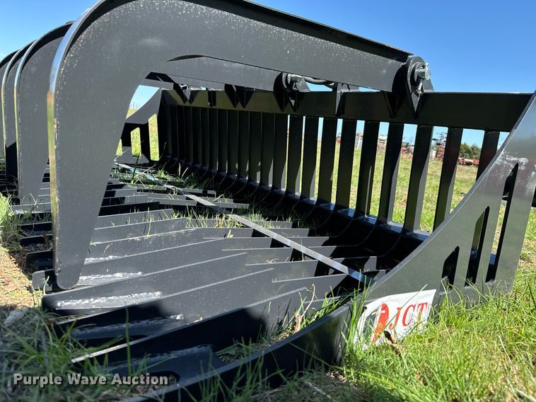 image for item DX1419 JCT Attachments skid steer grapple bucket