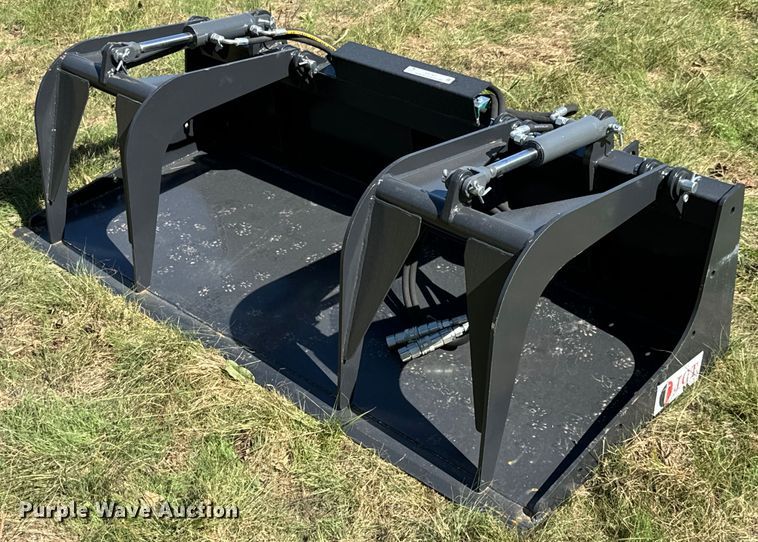 image for item DX1421 JCT Attachments skid steer grapple bucket