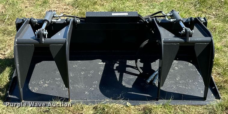 image for item DX1421 JCT Attachments skid steer grapple bucket