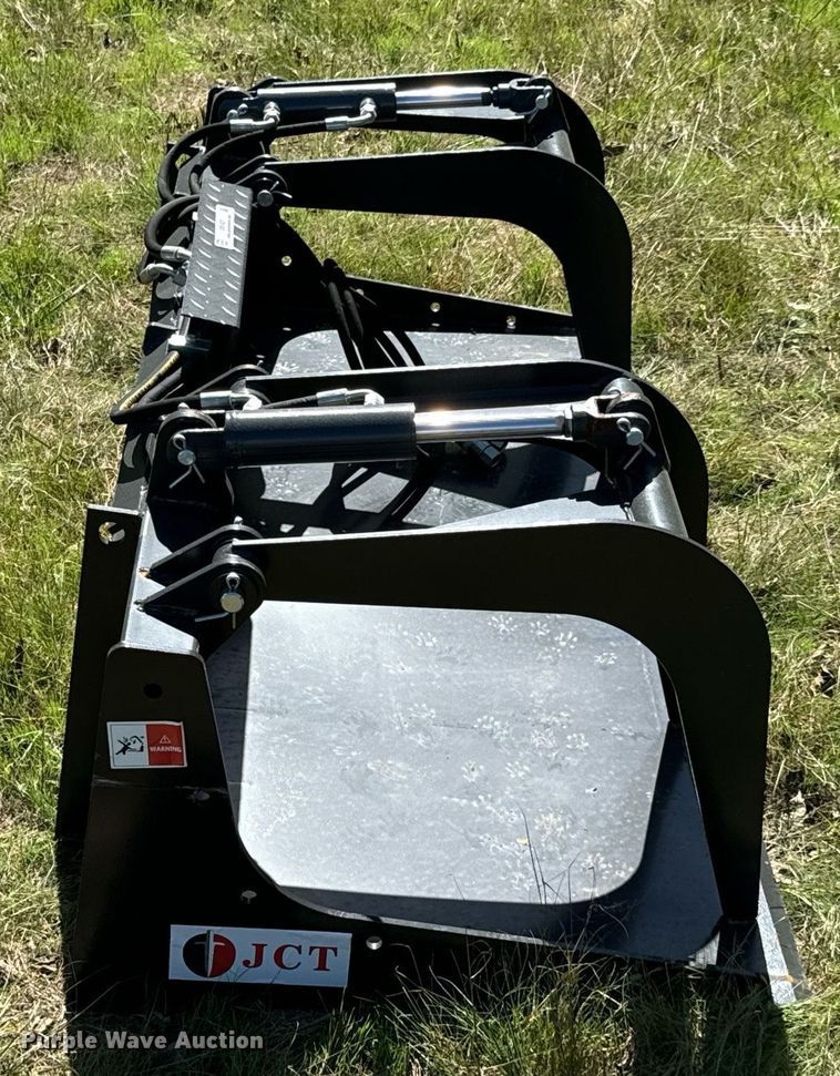 image for item DX1421 JCT Attachments skid steer grapple bucket