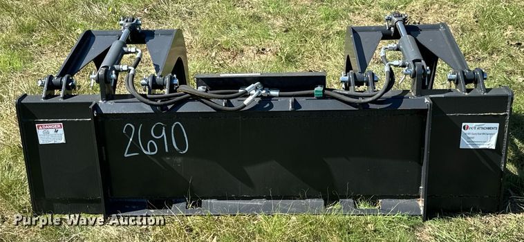 image for item DX1421 JCT Attachments skid steer grapple bucket